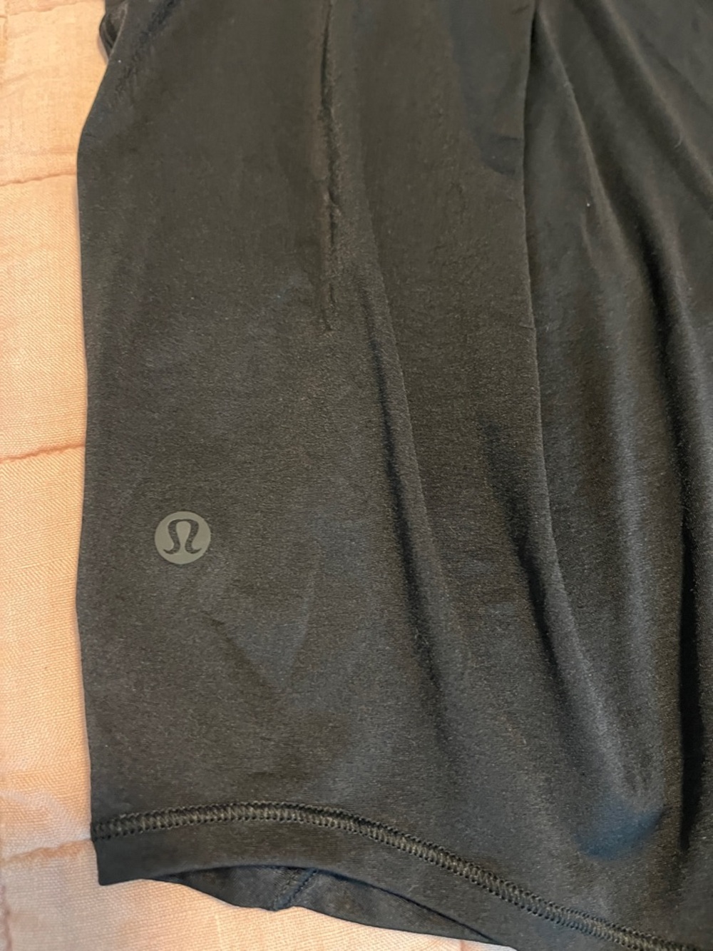 Lululemon pleated black Racerback Performance Tank - Picture 3 of 5